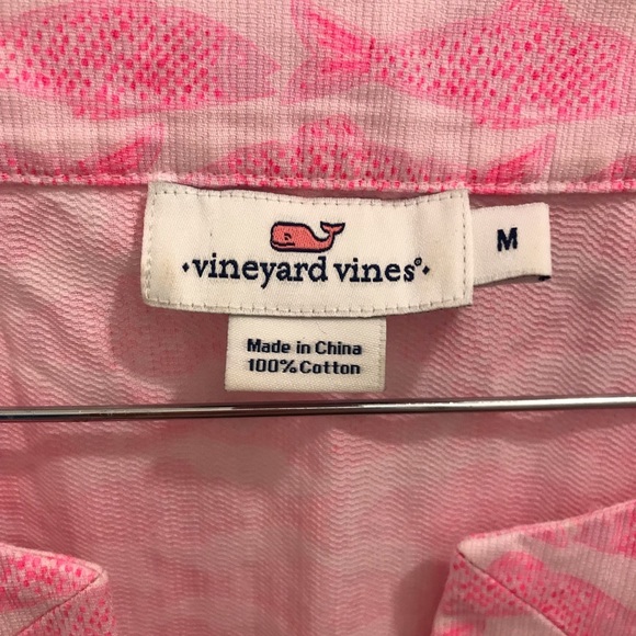 Vineyard Vines Pink Fish Tunic Dress Top medium - Picture 8 of 10